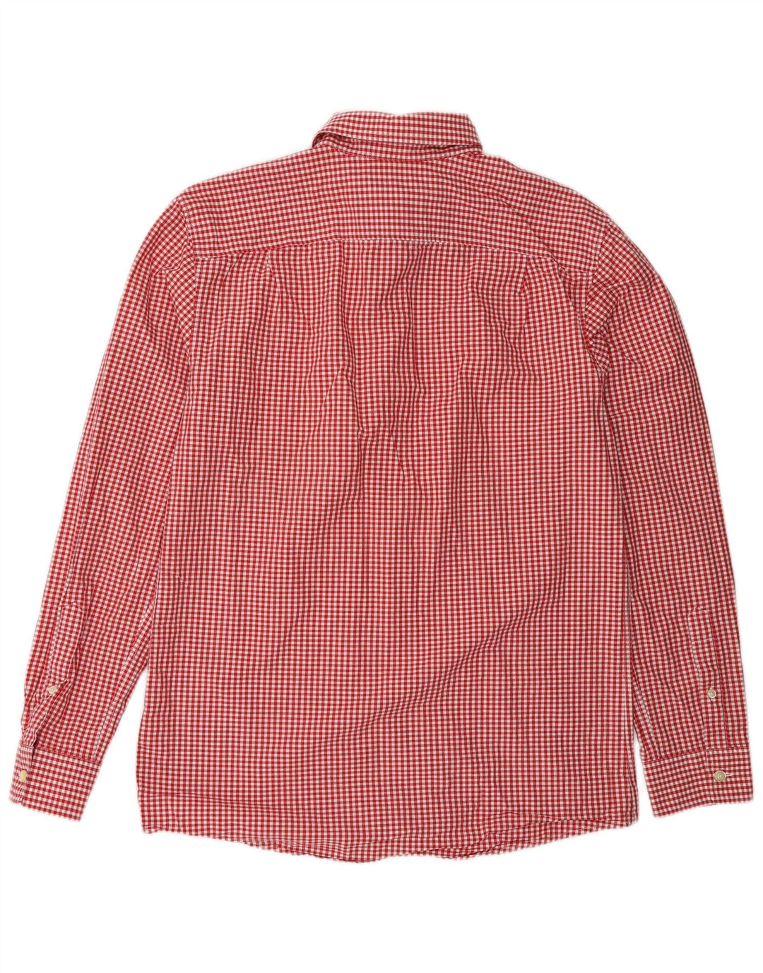 Cămașă Jack Wills pentru bărbați, bumbac vichy roșu mediu