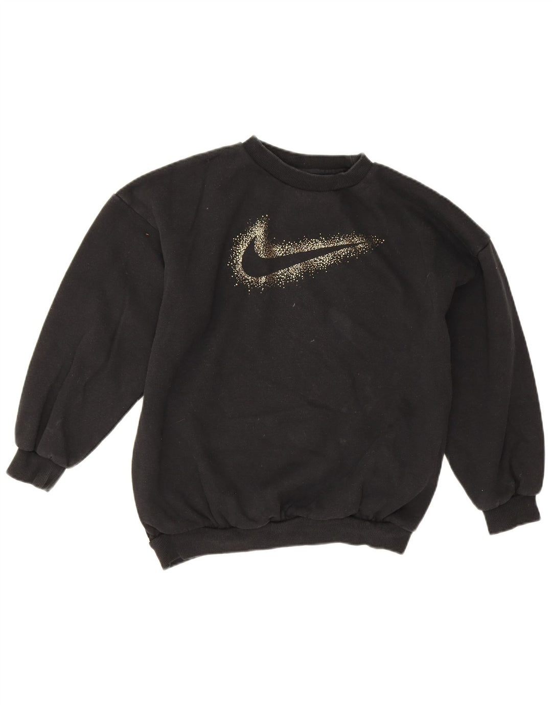 Pulover Nike pentru fete grafic supradimensionat 12-13 ani mare negru