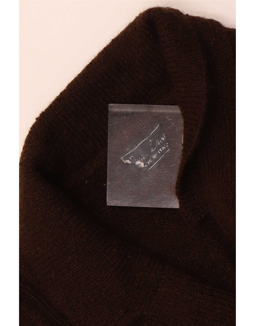 Pulover Cardigan Vintage pentru Damă UK 12 Maro Mediu