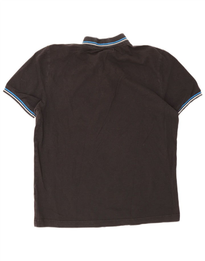 Cămașă polo pentru bărbați Kappa cu dungi negre mari