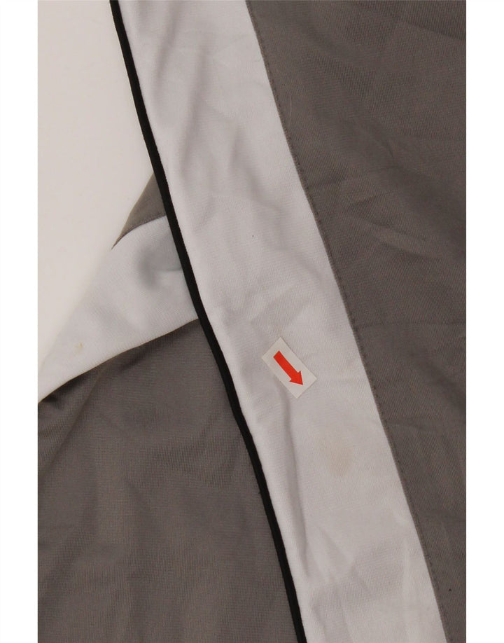 Pantaloni de trening Puma Graphic pentru băieți 9-10 ani, gri mediu, color block