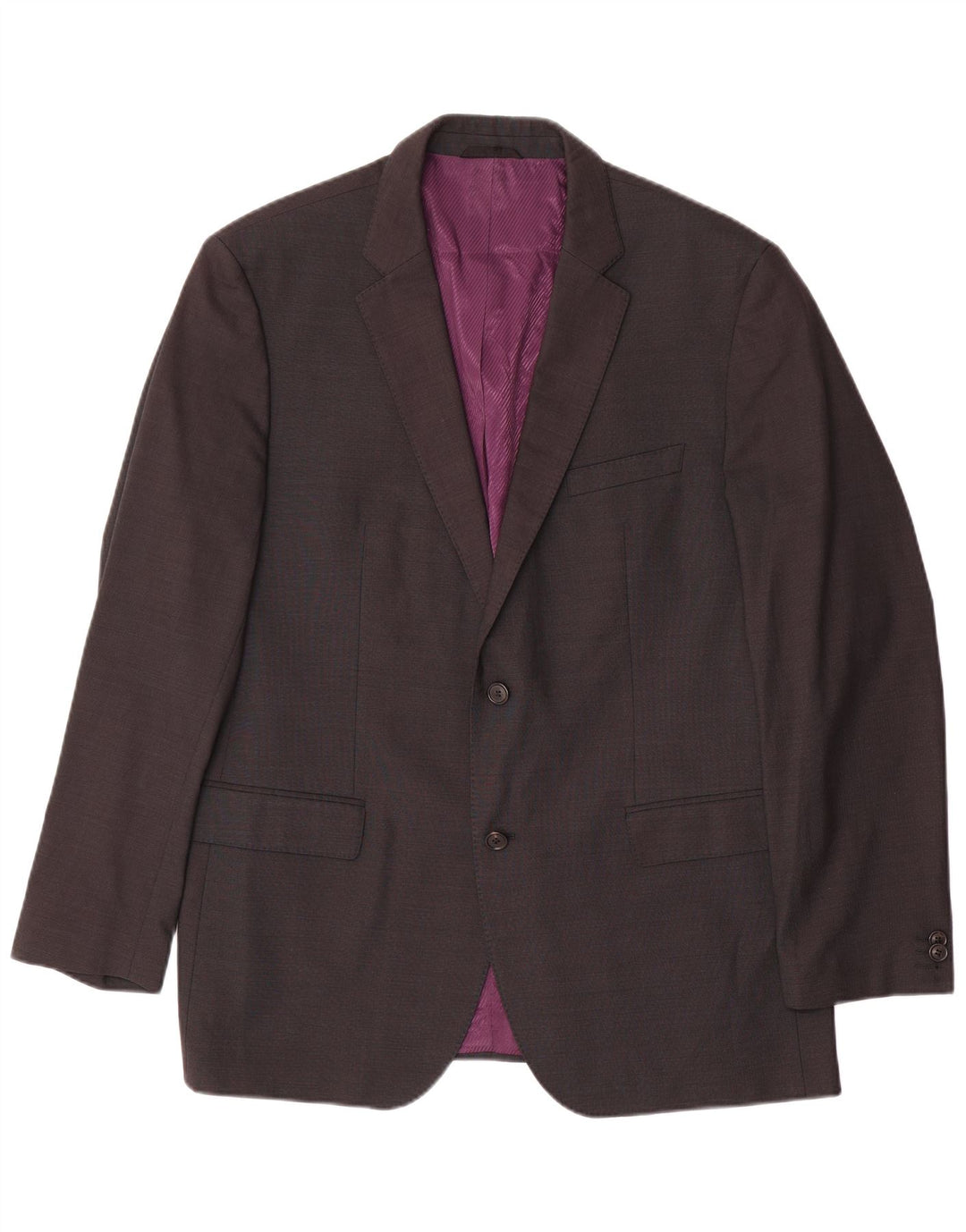 Blazer pentru bărbați Hugo Boss cu 2 nasturi EU 54 2XL Lână gri