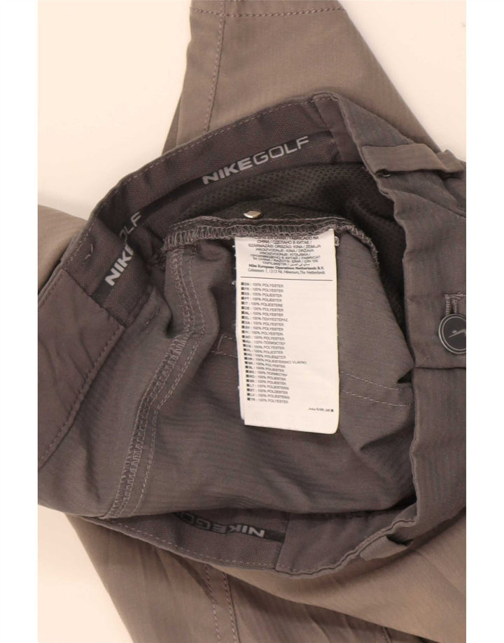 Pantaloni scurți casual Nike Dri Fit pentru femei W34 Poliester mare gri