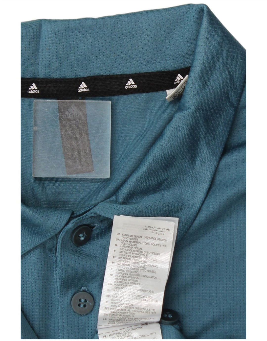 Tricou polo Adidas Aeroready pentru bărbați, mare, albastru, poliester