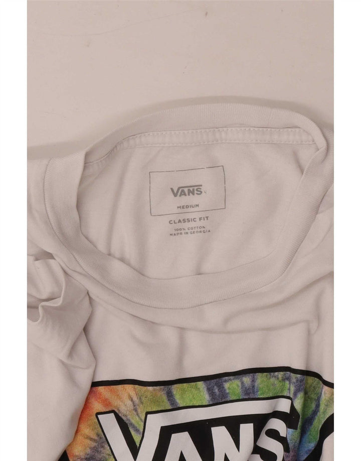Tricou grafic Vans Classic Fit Top Bumbac alb mediu