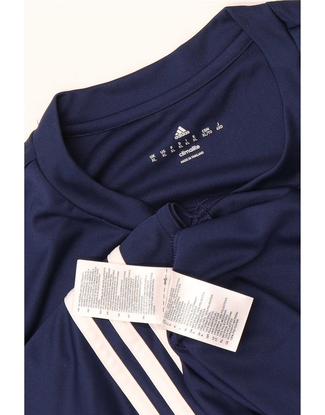 Tricou Adidas Climalite pentru bărbați Top XL Bleumarin Poliester
