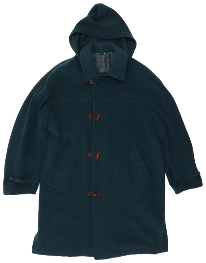 Pal Zileri Bărbați Duffle Coat cu glugă IT 52 XL Lână Albastră
