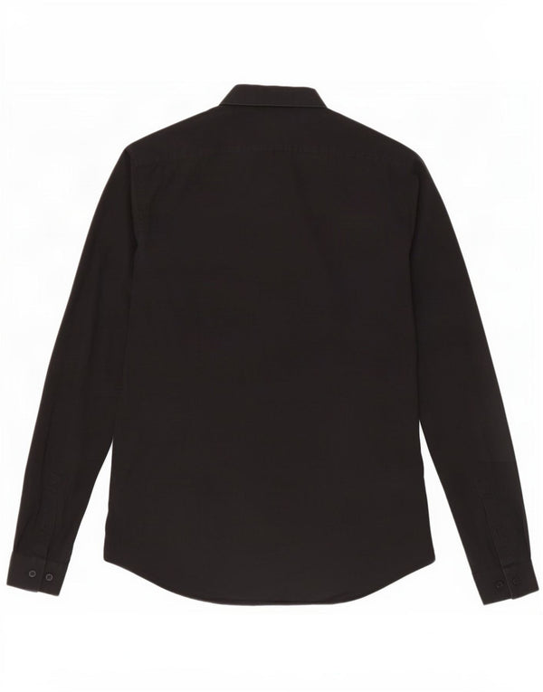 Cămașă pentru bărbați Calvin Klein Extra Slim Fit Mărimea 38 15 Medium Negru
