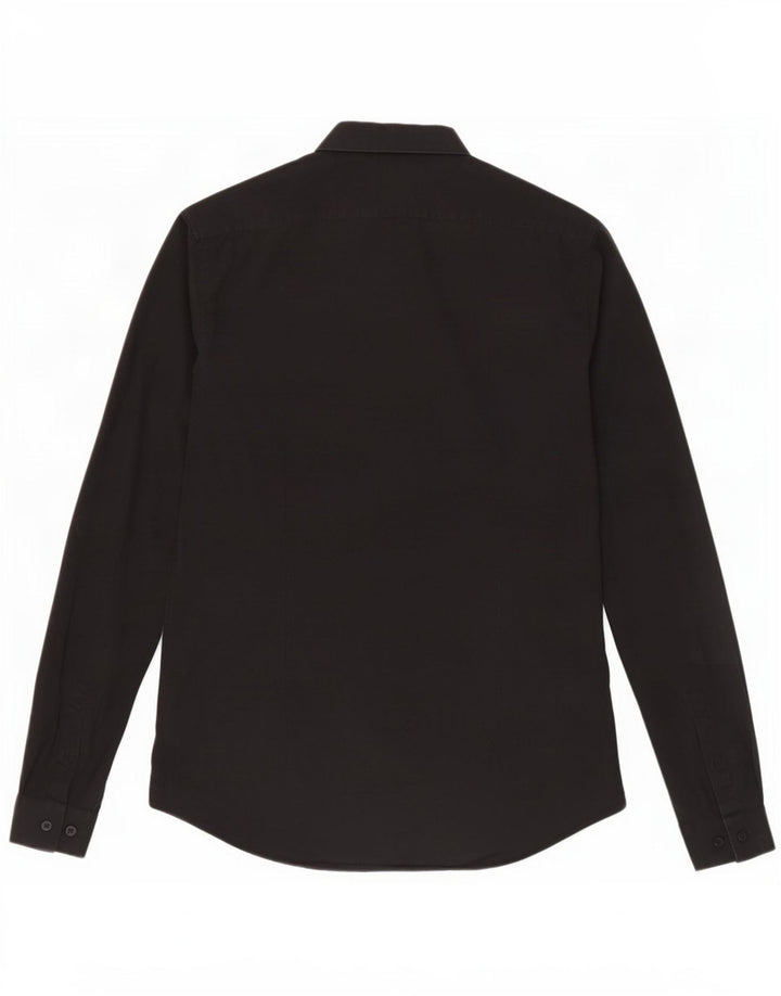 Cămașă pentru bărbați Calvin Klein Extra Slim Fit Mărimea 38 15 Medium Negru