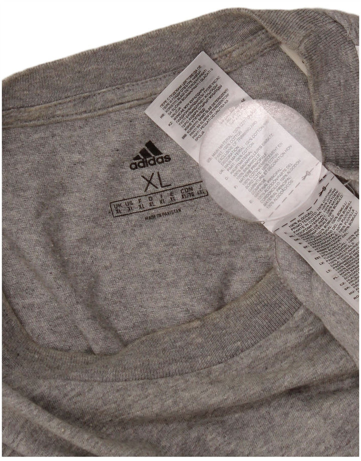 Tricou pentru bărbați Adidas Top XL bumbac gri