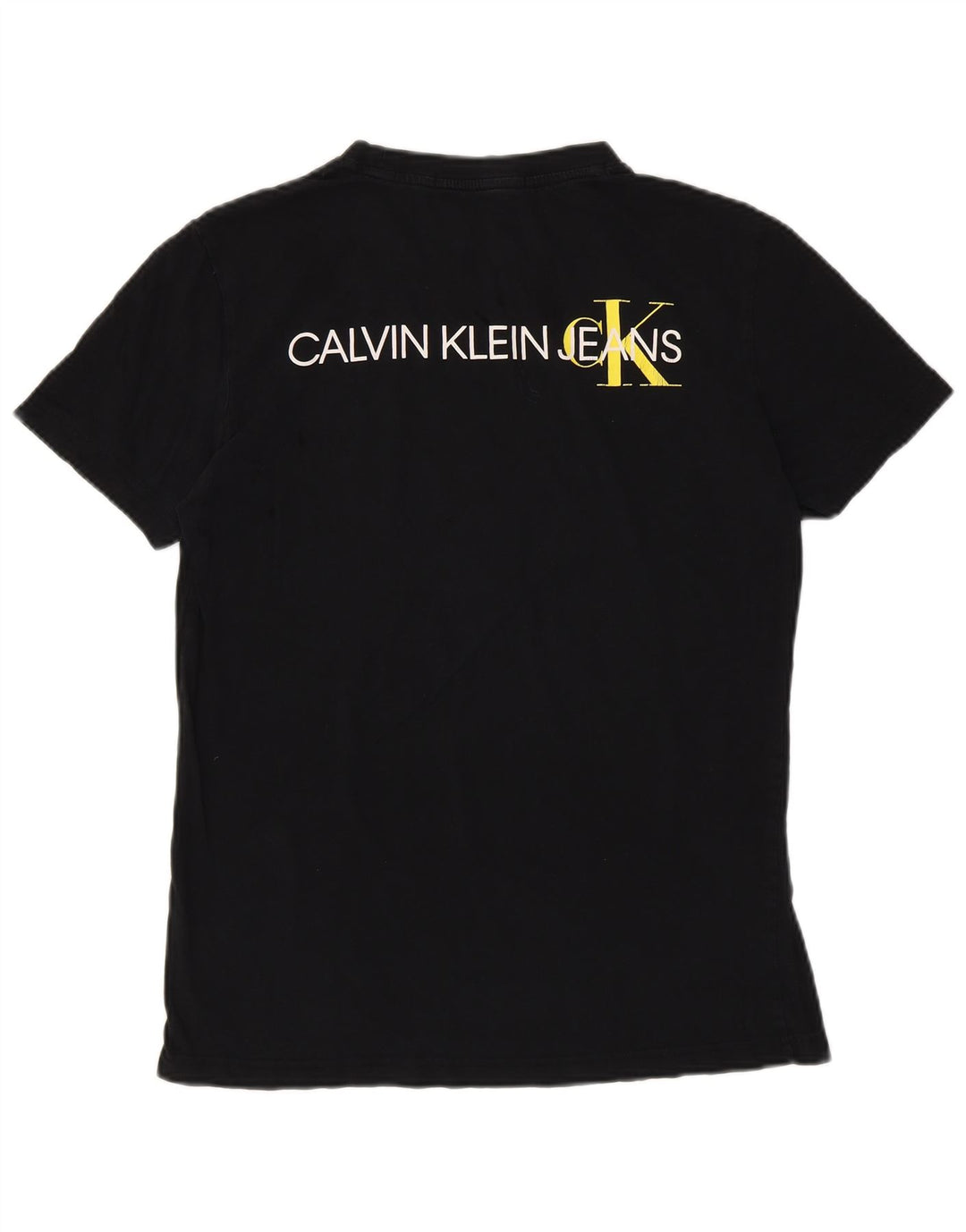 CALVIN KLEIN JEANS Tricou grafic pentru bărbați Top mare negru