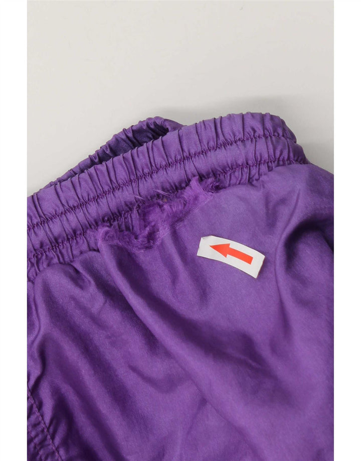 Pantaloni de trening pentru bărbați activi Pantaloni de jogging mari poliamidă geometrică violet