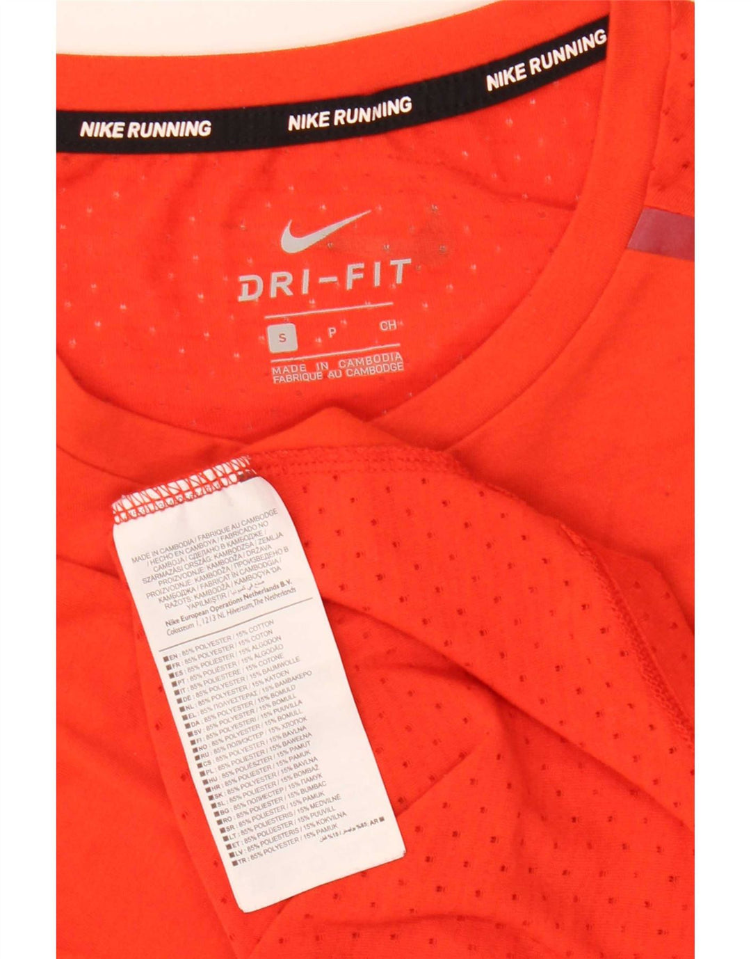 Tricou Nike Dri Fit pentru bărbați Top mic poliester roșu