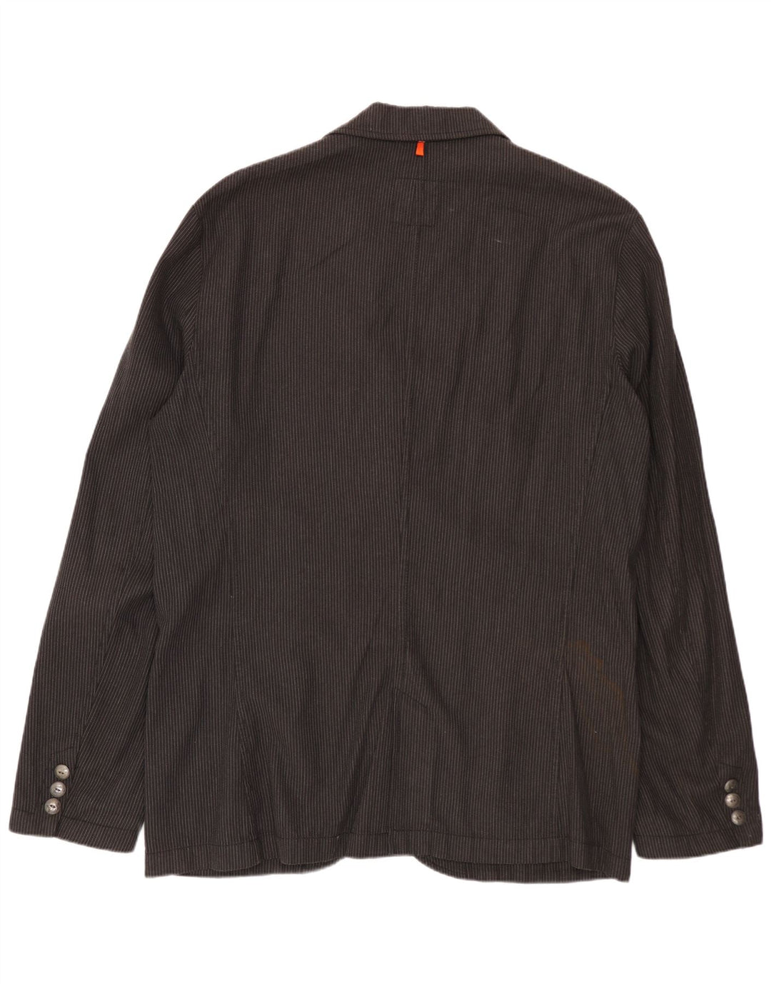 Blazer pentru bărbați HUGO BOSS cu 2 nasturi, UK 42 XL, gri cu dungi