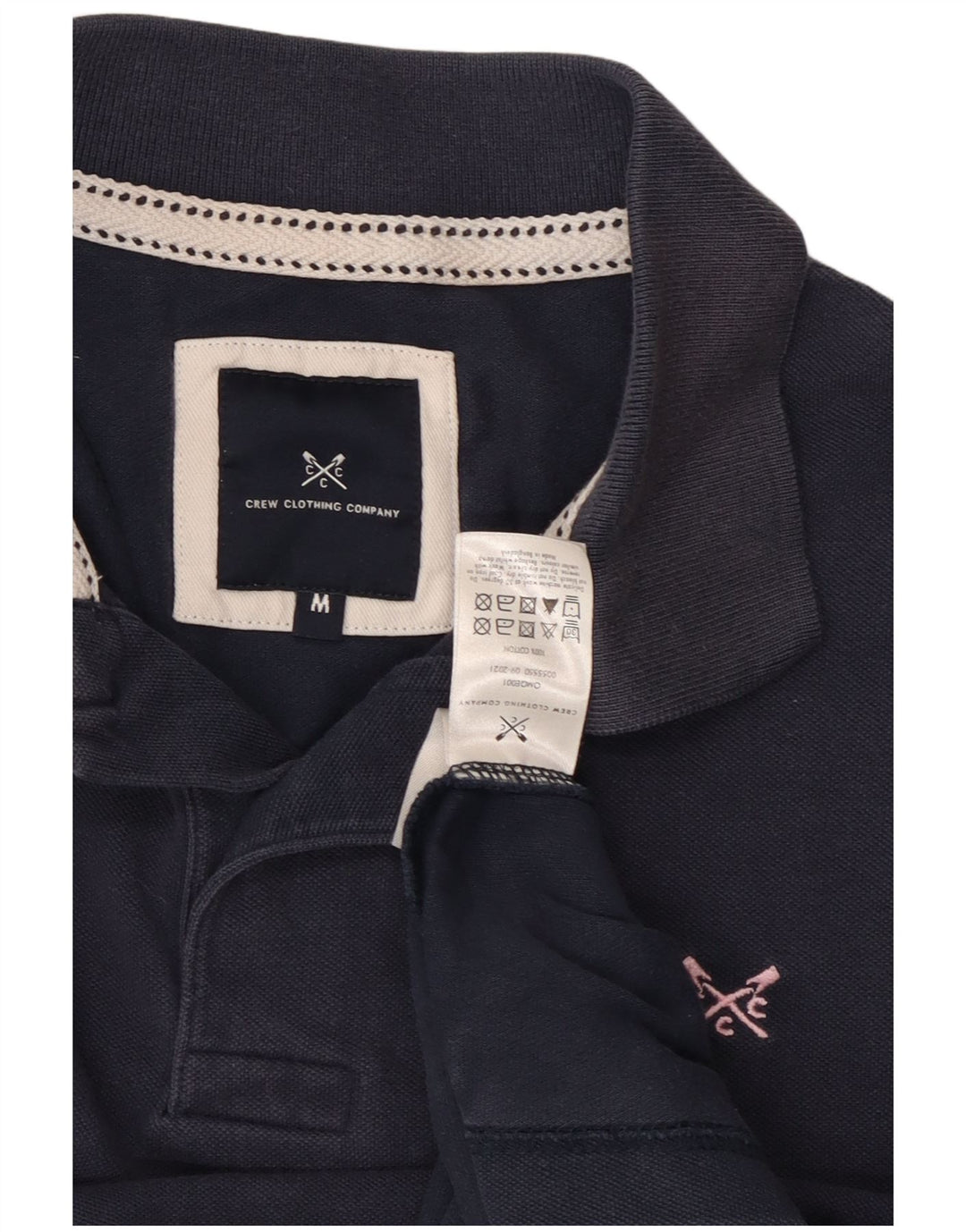 Crew Clothing Tricou polo pentru bărbați Bumbac albastru bleumarin mediu
