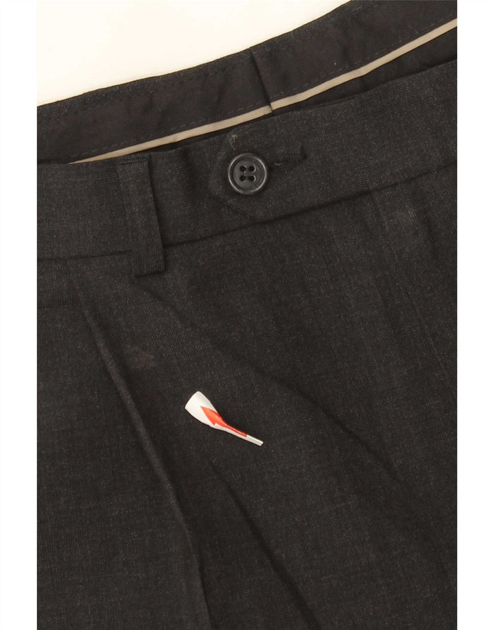 Marks & Spencer Pantaloni de costum croiți pentru bărbați L36 L31 poliester gri
