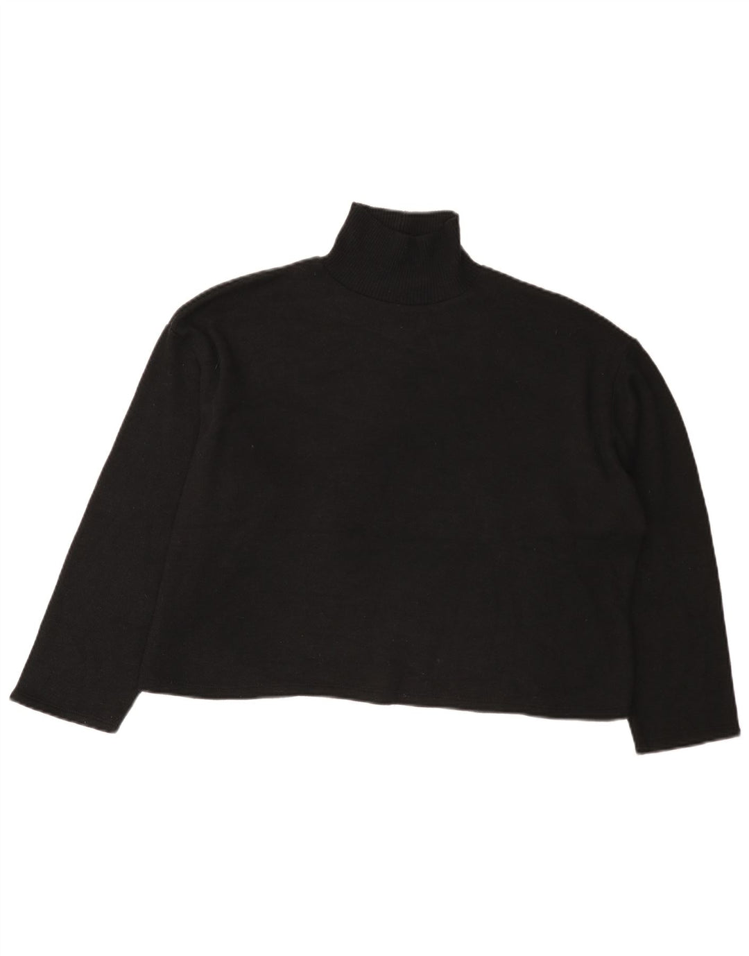 Pulover oversized cu gât țestoasă pentru femei Zara UK 14 mare negru