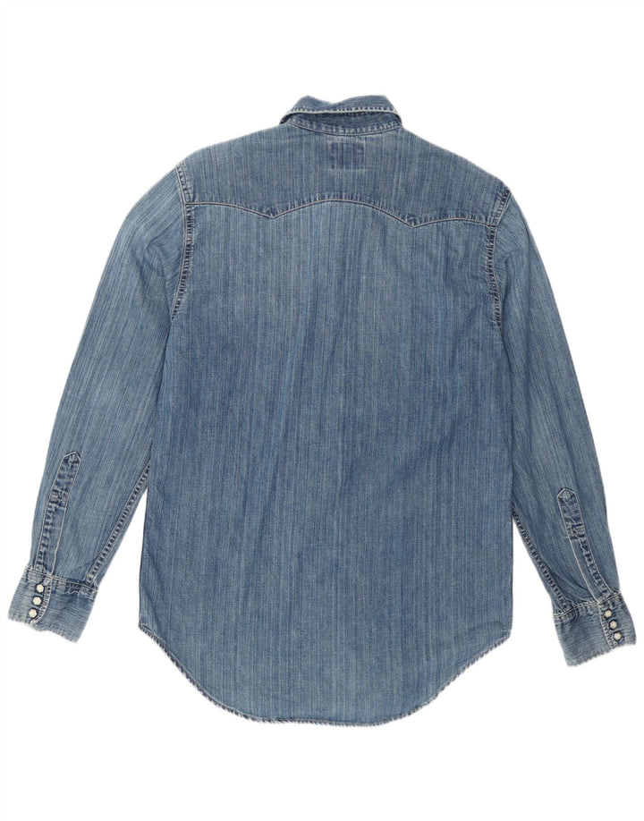 Cămașă de blugi pentru bărbați Levi's, bumbac albastru mediu