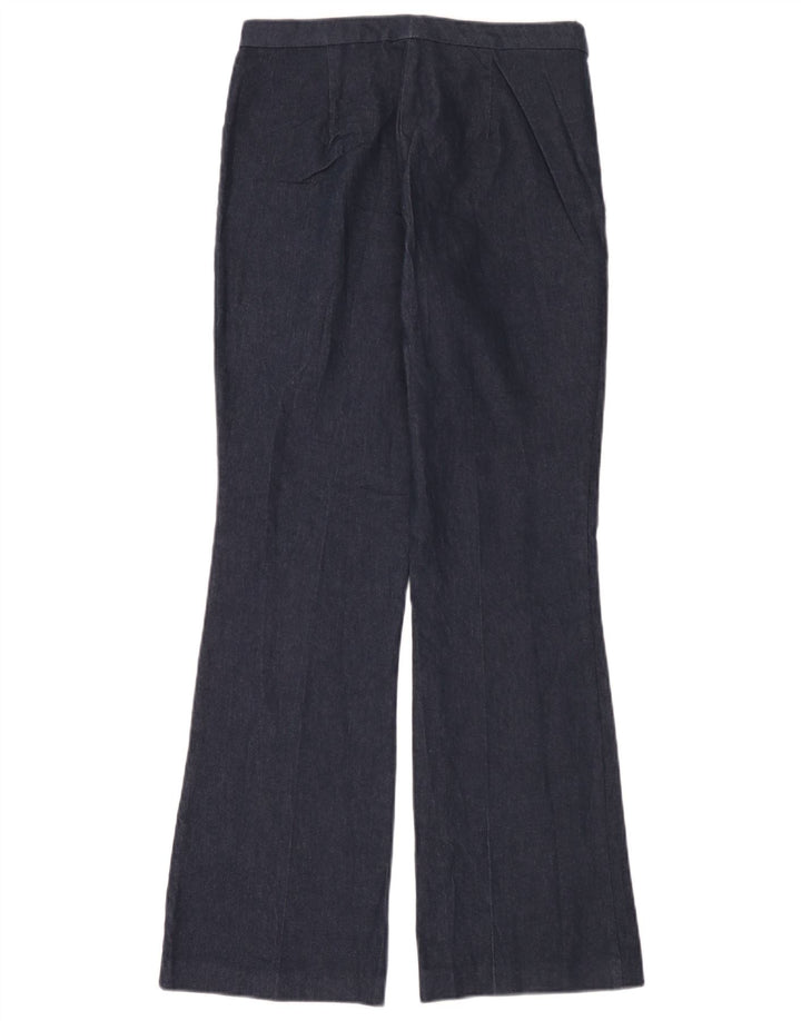 Pantaloni Bootcut pentru femei Zara Mediu L28 L32 Bumbac bleumarin