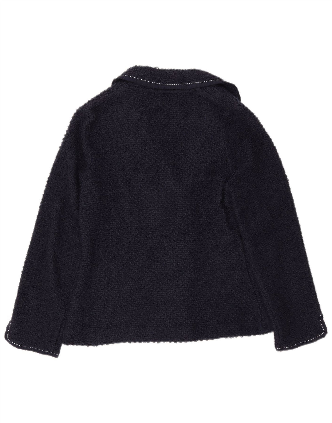 MONSOON Jachetă pentru femei cu 3 nasturi, UK 16, mare, acrilic, albastru bleumarin