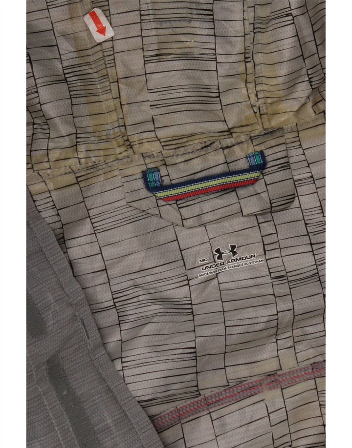 Jachetă de ploaie cu glugă pentru bărbați UNDER ARMOUR UK 38 Medium Gri Poliester