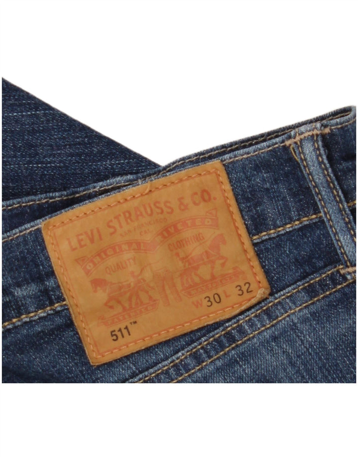 Blugi 511 Slim pentru femei LEVI'S L30 L32 Bumbac albastru