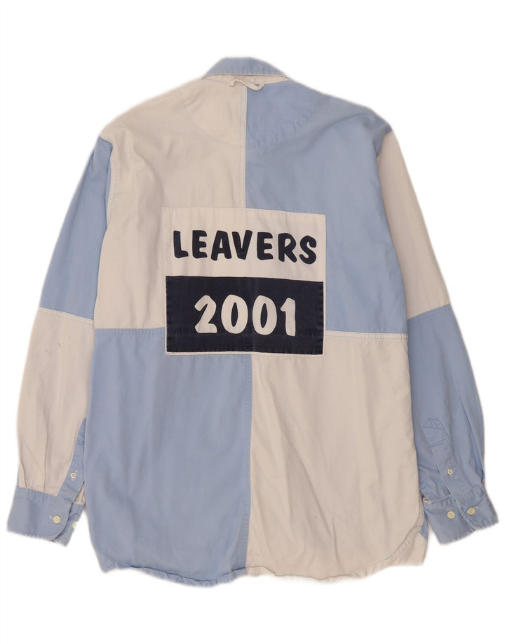 Crew Clothing Cămașă cu grafică pentru bărbați, bumbac, albastru, color bloc