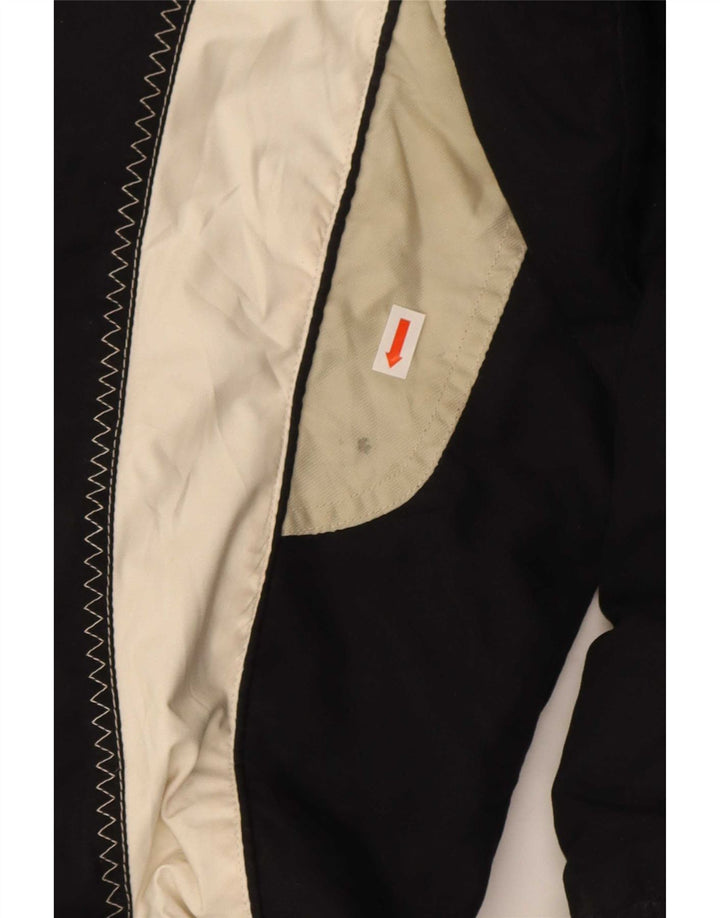Jachetă de schi vintage pentru bărbați IT 48 Medium Black Colorblock Poliester