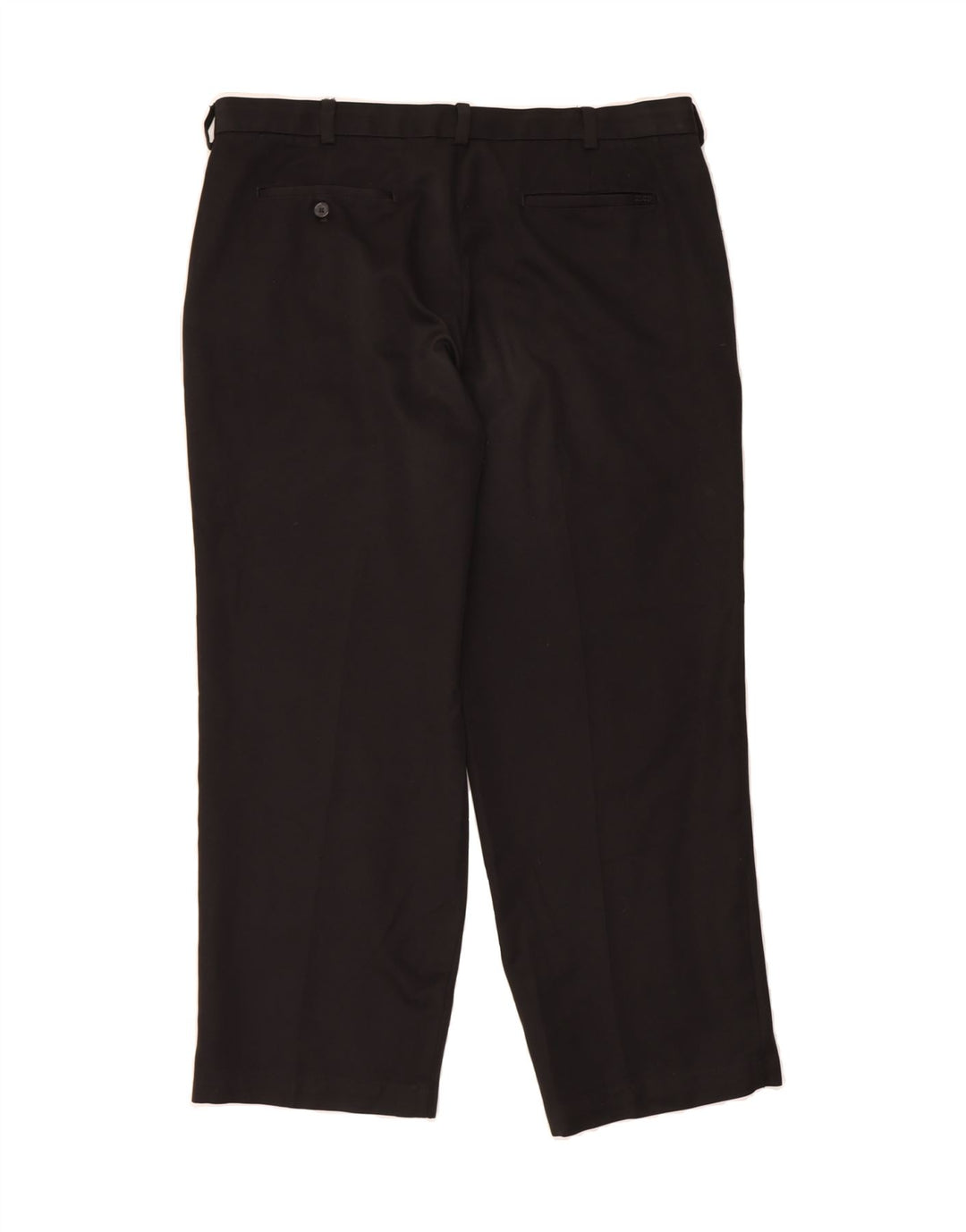 IZOD Mens Golf Straight Suit Trousers W38 L30 Black Polyester Vintage Izod and Second-Hand Izod from Messina Hembry 