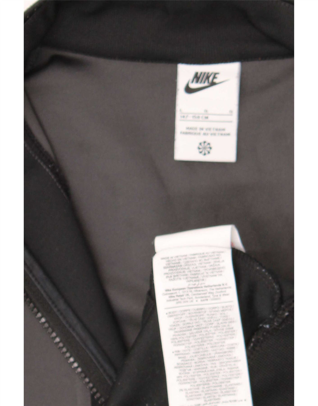 Pulover cu grafic Nike pentru băieți, 12-13 ani, mare, negru, color block