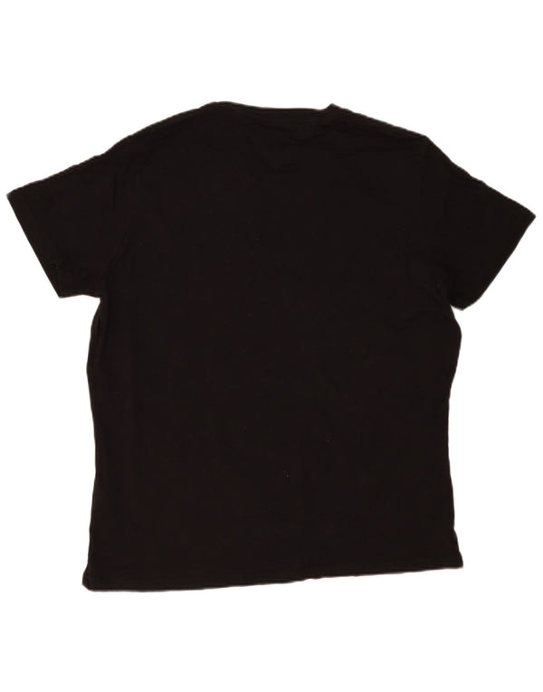 Tricou grafic Tommy Hilfiger pentru bărbați Top XL bumbac negru