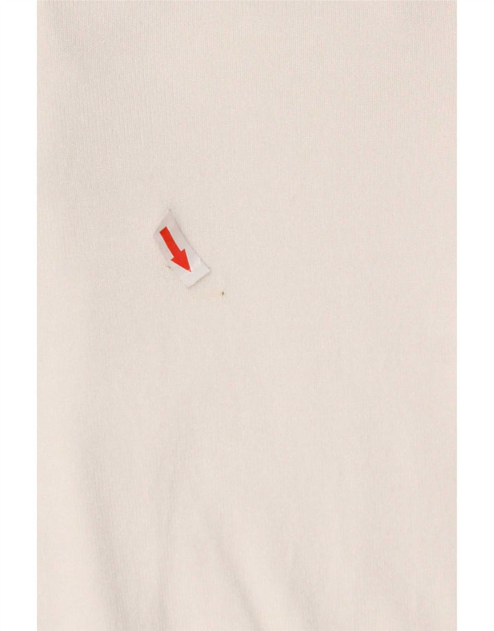 Marks & Spencer Pulover Crop Cardigan pentru femei UK 12 Medium White Viscose