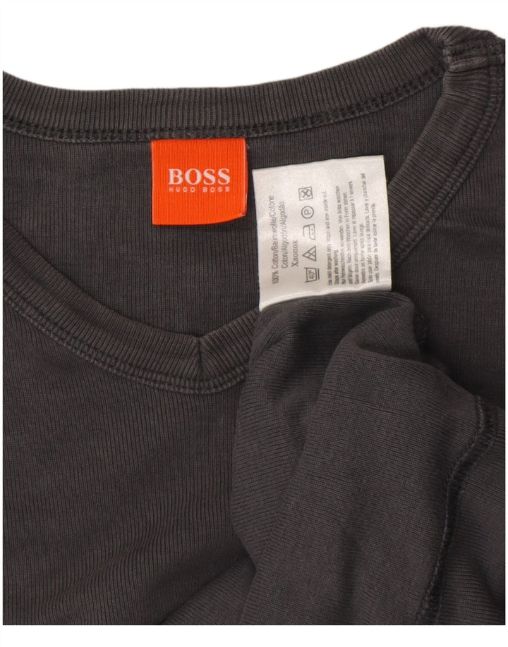 Tricou pentru bărbați HUGO BOSS Top XL bumbac gri