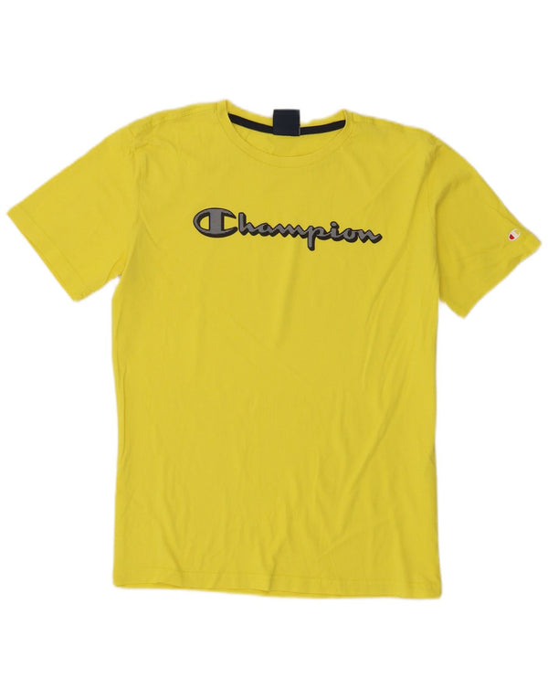 Tricou grafic Champion pentru băieți Top 15-16 ani 2XL Galben