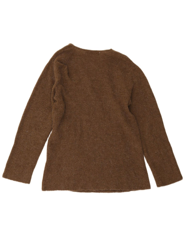 Pulover cardigan Wrap pentru femei Zara UK 10 Small Khaki