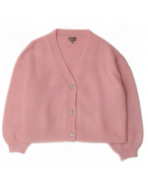 Pulover cardigan supradimensionat pentru femei Oliver Bonas UK 10 mic roz acrilic