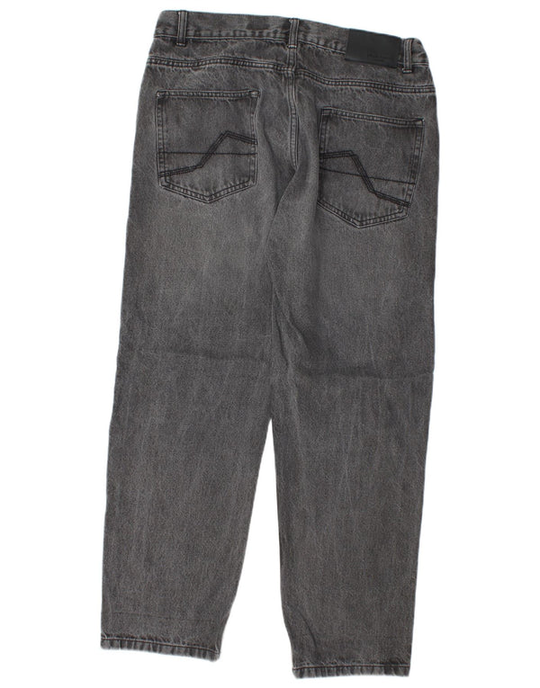 Jeans drepte pentru bărbați Pierre Cardin, cu ajustare normală, L32 L28, bumbac gri