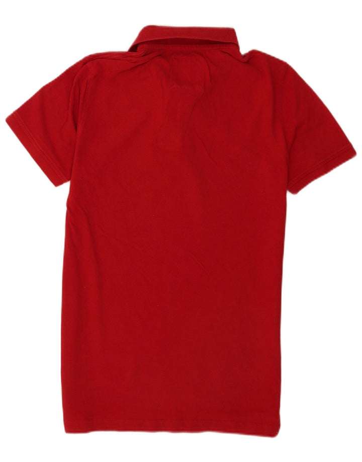 Crew Clothing Tricou polo pentru bărbați Bumbac roșu mic