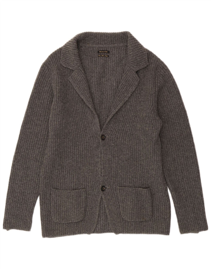 Pulover cardigan pentru bărbați Massimo Dutti XL gri