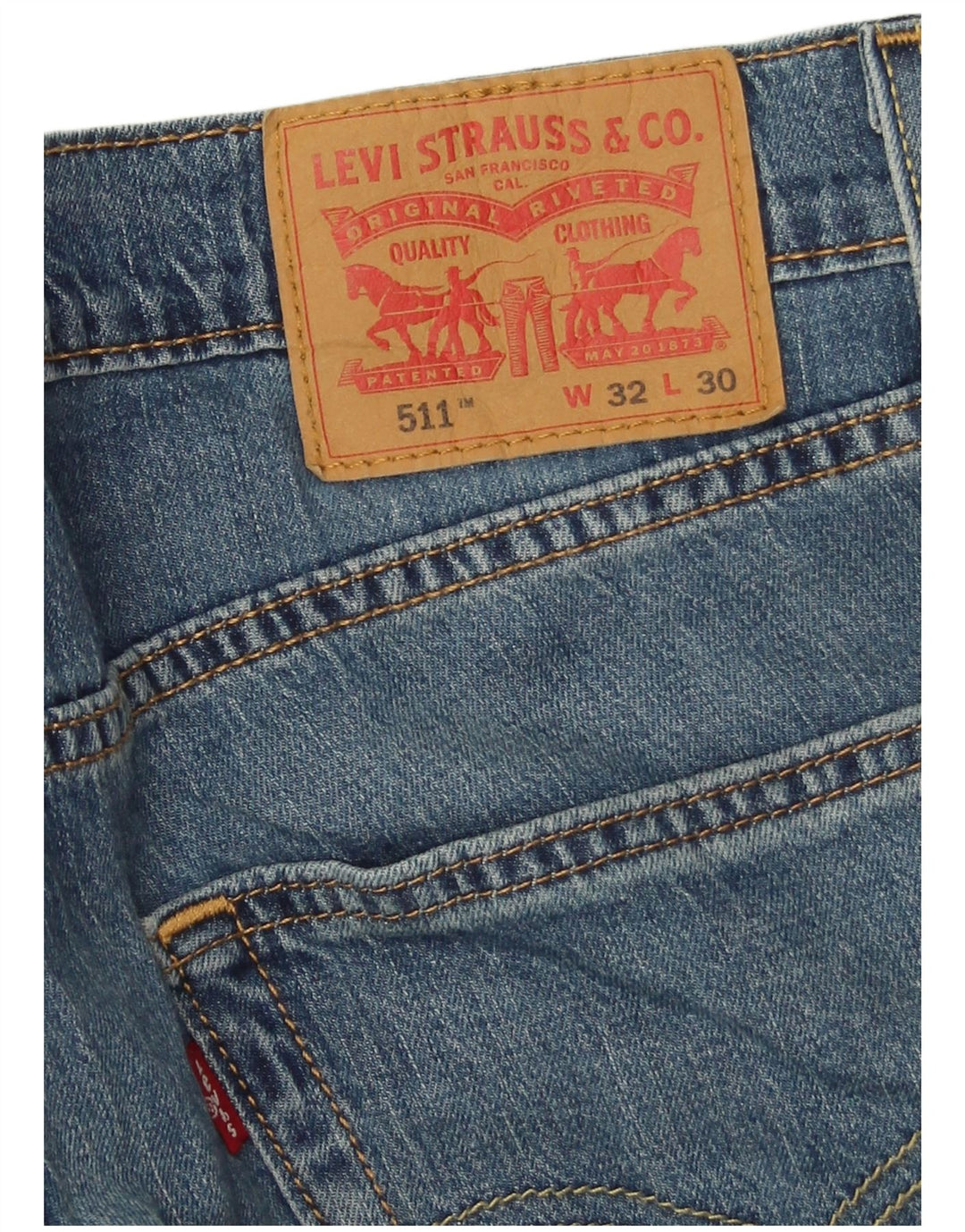 Blugi Levi's 511 Slim pentru bărbați W32 L30 Bumbac albastru