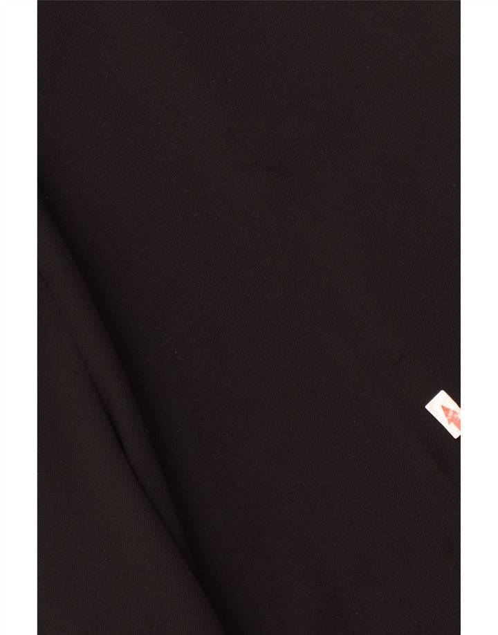 Pantaloni chino pentru femei cu picioare largi Zara Mediu L28 L29 Poliester negru
