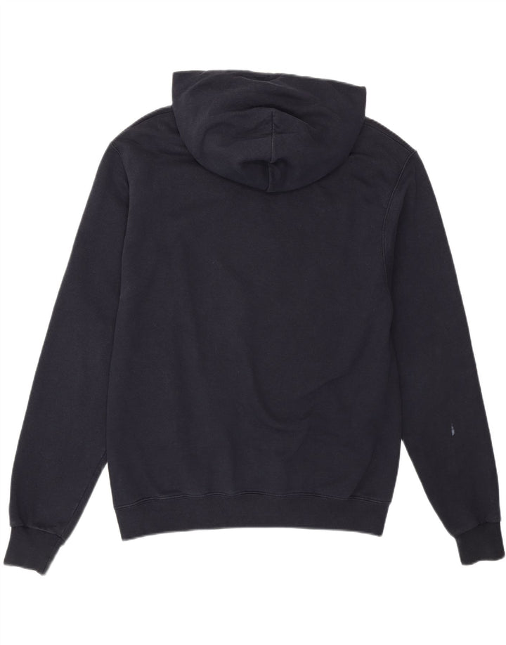 CHAMPION Mens Graphic Hoodie Jumper Medium Navy Blue Vintage Champion and Second-Hand Champion from Messina Hembry 