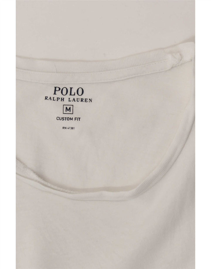 Tricou personalizat Polo Ralph Lauren pentru bărbați Top Medium White
