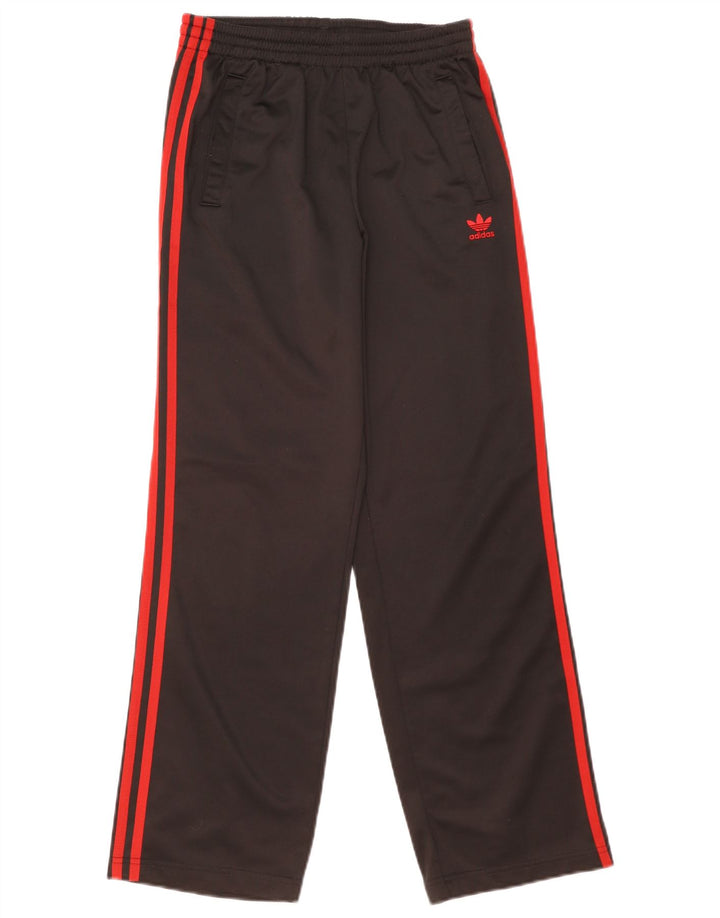 Pantaloni de trening Adidas baieti 13-14 ani poliester negru
