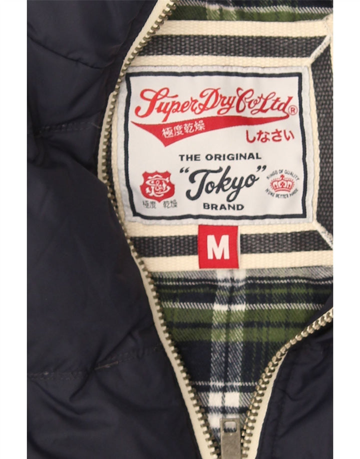 Gilet Captusit Superdry pentru bărbați UK 38 Medium Navy Blue Marine