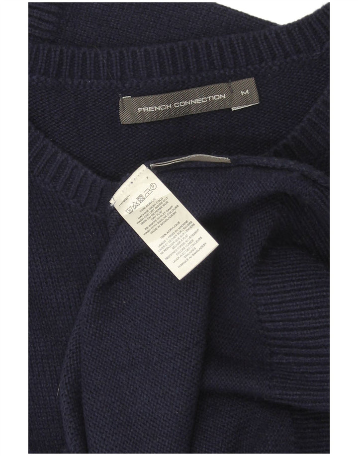 FRENCH CONNECTION Pulover pentru bărbați cu gât crew pulover Mediu Bleumarin Fair Isle