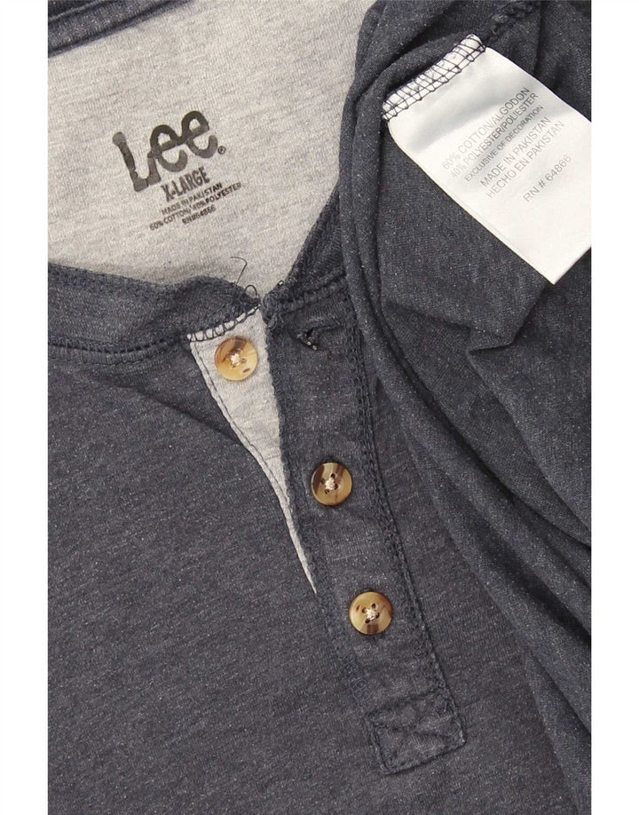 Tricou pentru bărbați Lee Top XL bumbac gri
