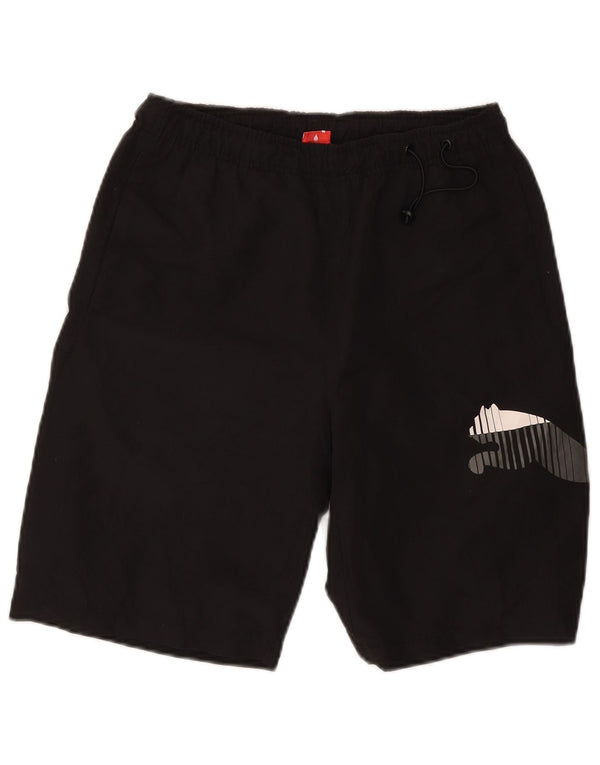 Pantaloni scurți Puma Graphic Sport pentru bărbați, mici, negru