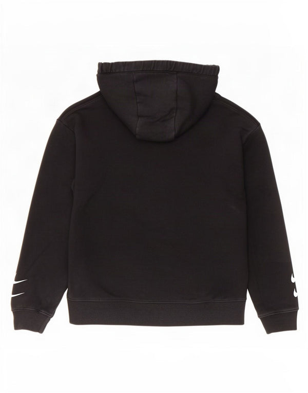 Pulover Nike Grafic pentru bărbați, bumbac mic, negru