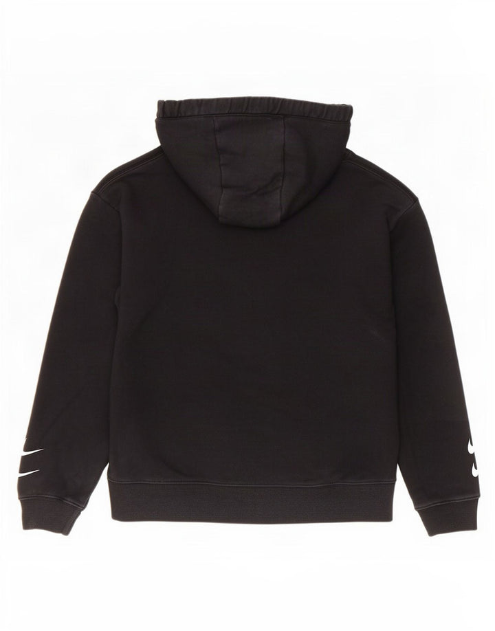 Pulover Nike Grafic pentru bărbați, bumbac mic, negru
